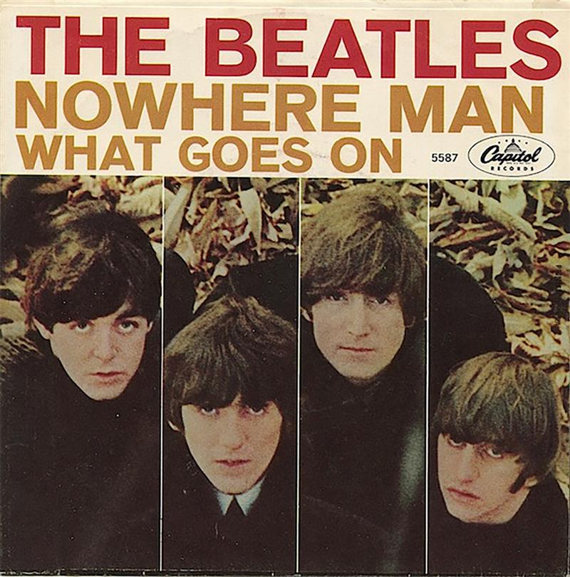 Nowhere Man - The Beatles - Capitol 5587 cover
