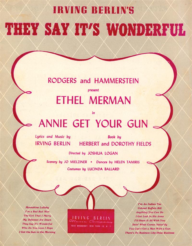 They Say It's Wonderful - late, plain